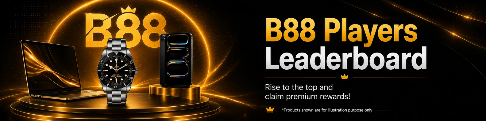 B88 Players Leaderboard premium rewards